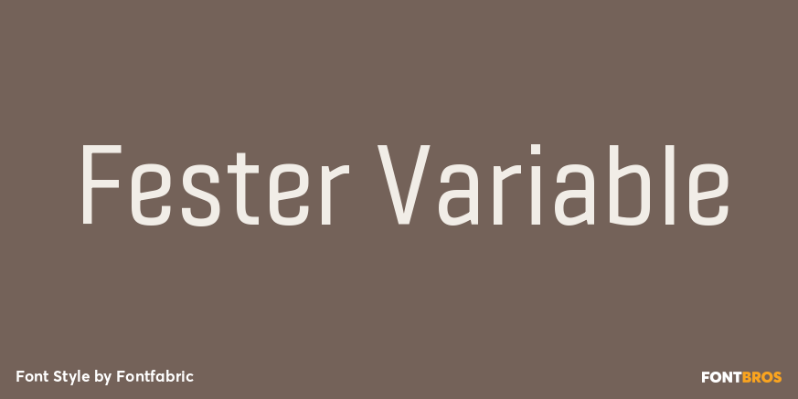 Fester Variable Poster