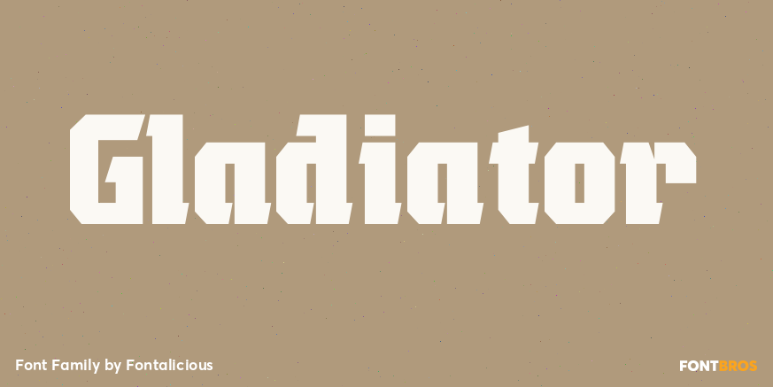 Gladiator Font Family