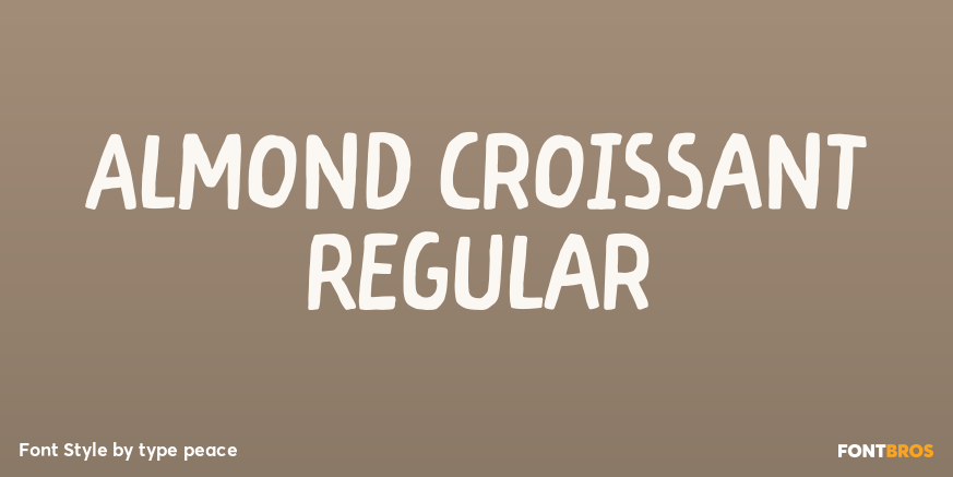 Almond Croissant Regular Poster