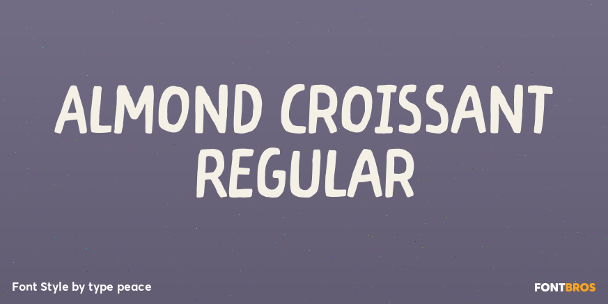 Almond Croissant Regular Poster