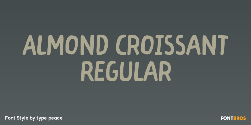 Almond Croissant Regular Poster