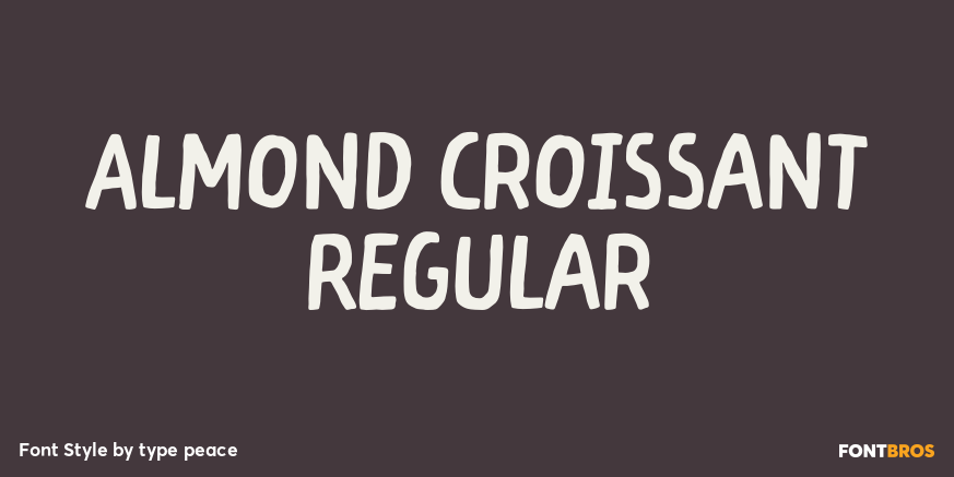 Almond Croissant Regular Poster