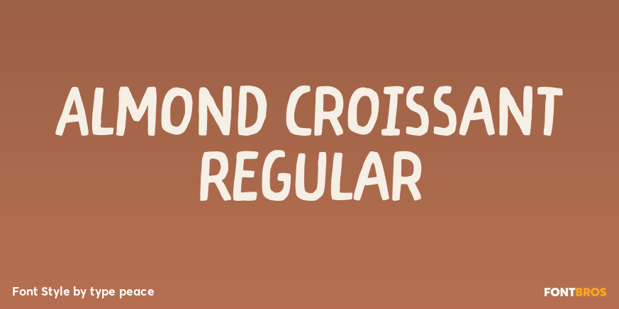 Almond Croissant Regular Poster