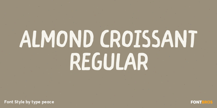 Almond Croissant Regular Poster