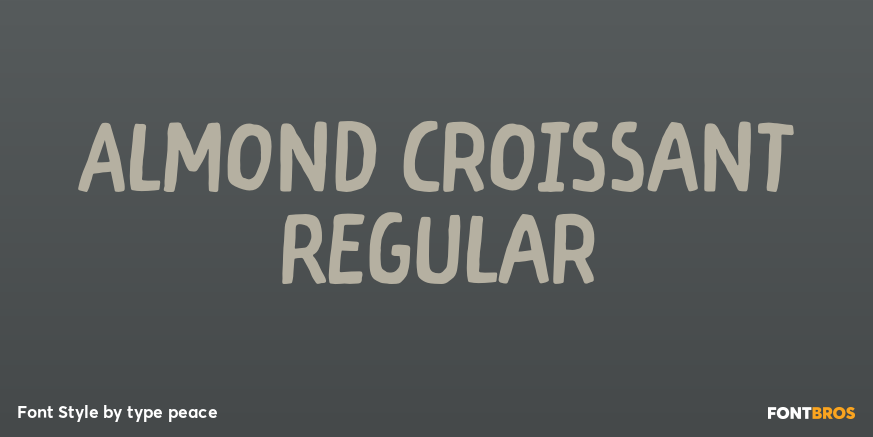 Almond Croissant Regular Poster