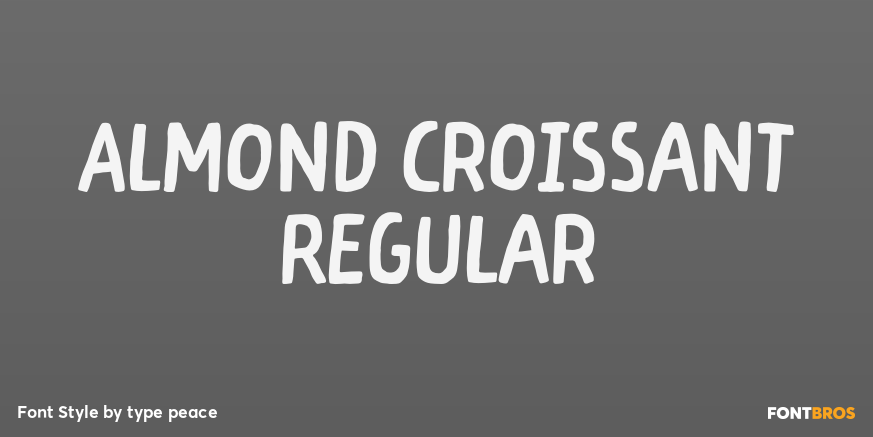 Almond Croissant Regular Poster