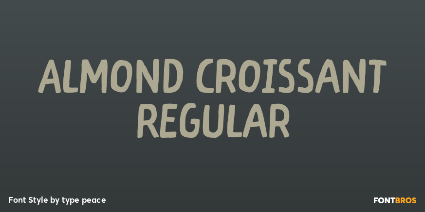 Almond Croissant Regular Poster