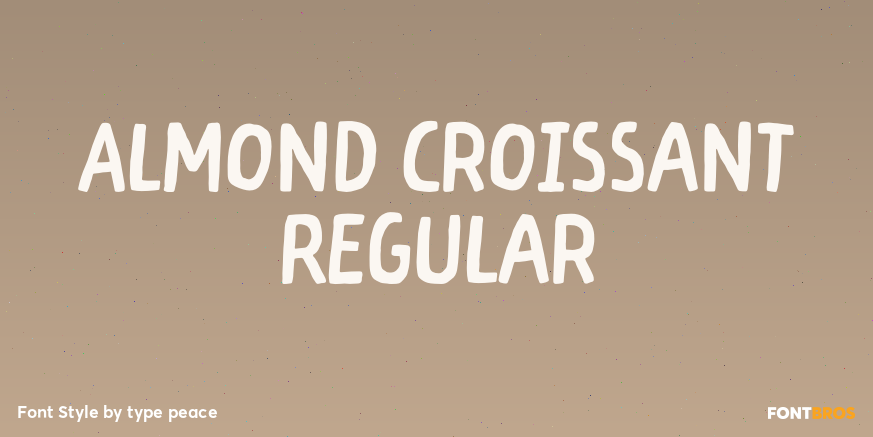 Almond Croissant Regular Poster