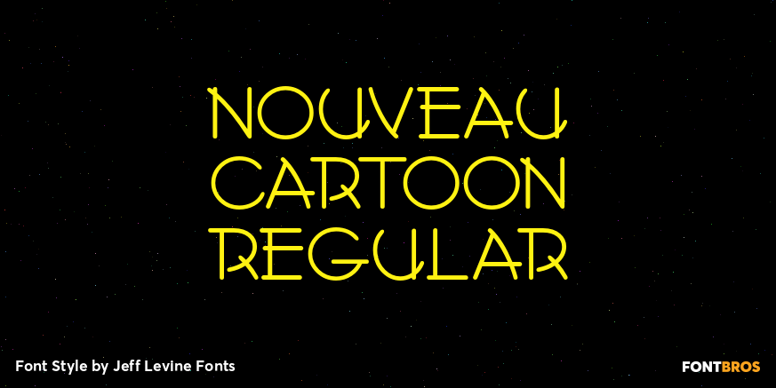 Nouveau Cartoon Regular Poster