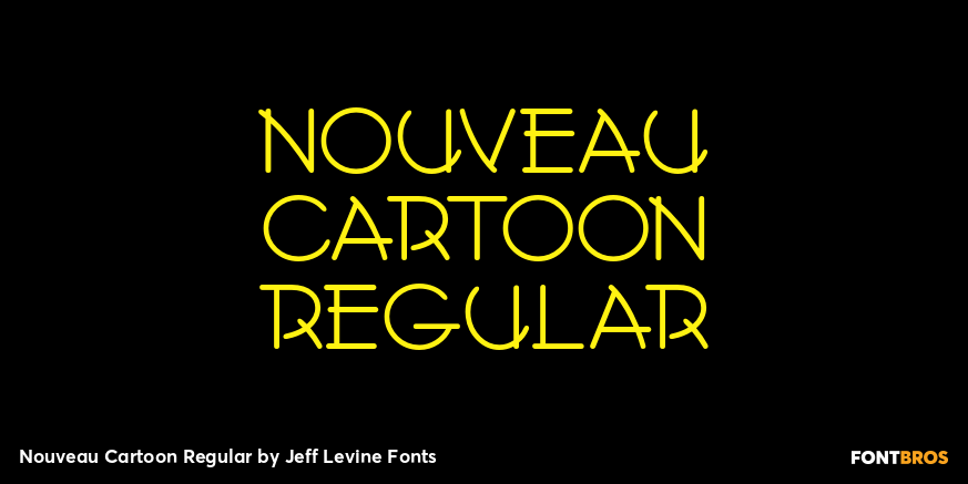 Nouveau Cartoon Regular Poster