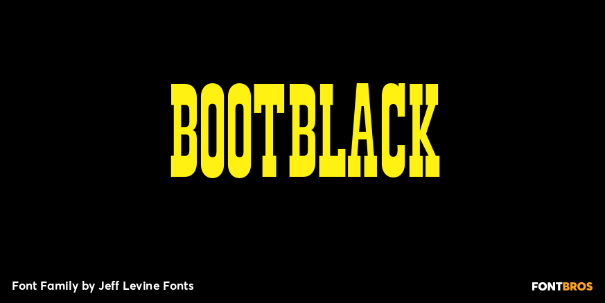 Bootblack Font Family