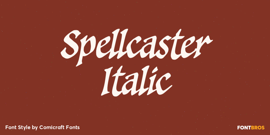 Spellcaster Italic Poster