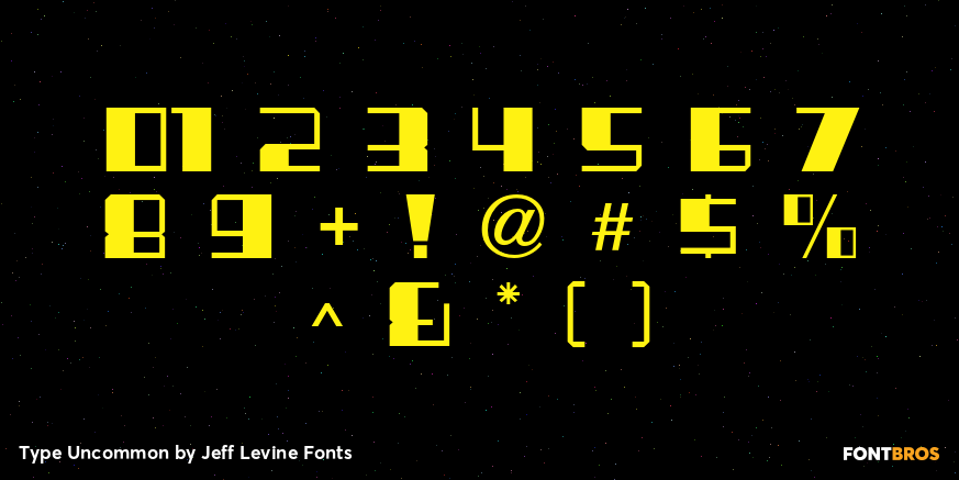 Type Uncommon Font Poster #1