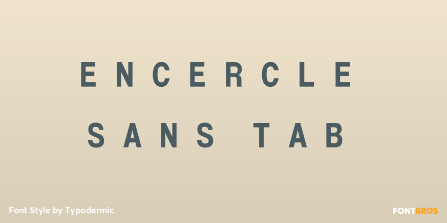 Encercle Sans TAB Poster