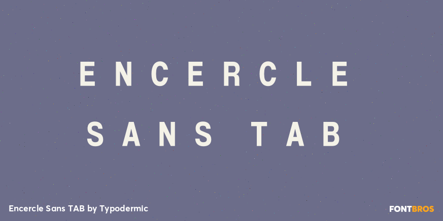 Encercle Sans TAB Font Poster #1