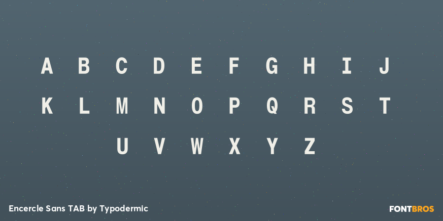 Encercle Sans TAB Font Poster #2