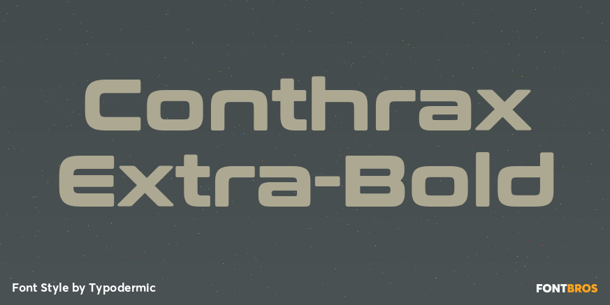 Conthrax Extra-Bold Poster