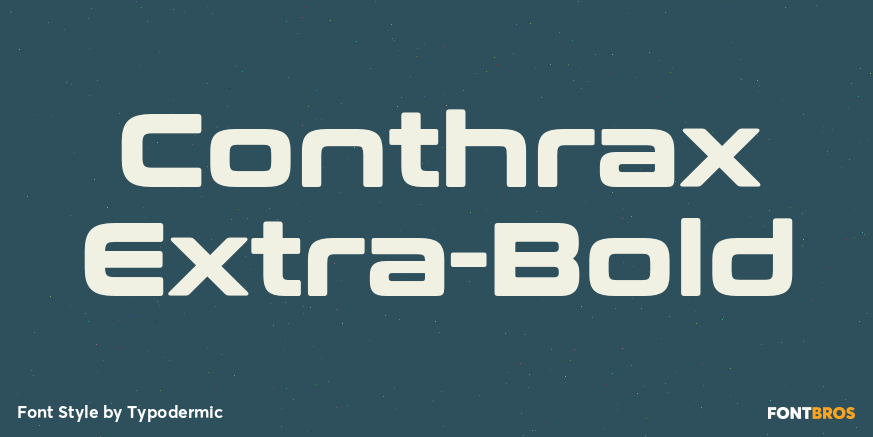 Conthrax Extra-Bold Poster