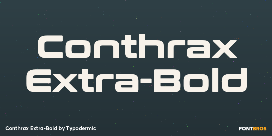 Conthrax Extra-Bold Poster