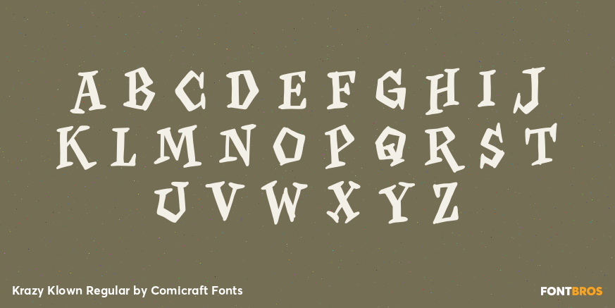 Krazy Klown Regular Font Poster #1
