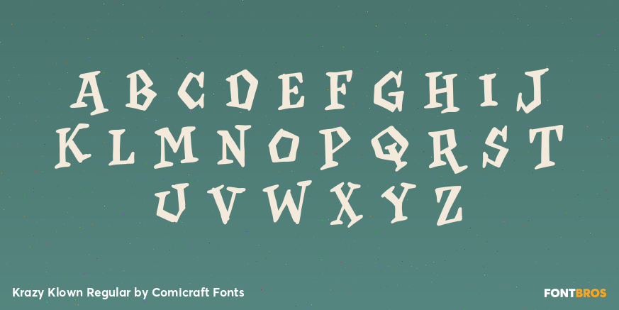 Krazy Klown Regular Font Poster #1