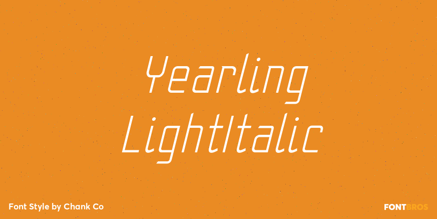 Yearling LightItalic Poster
