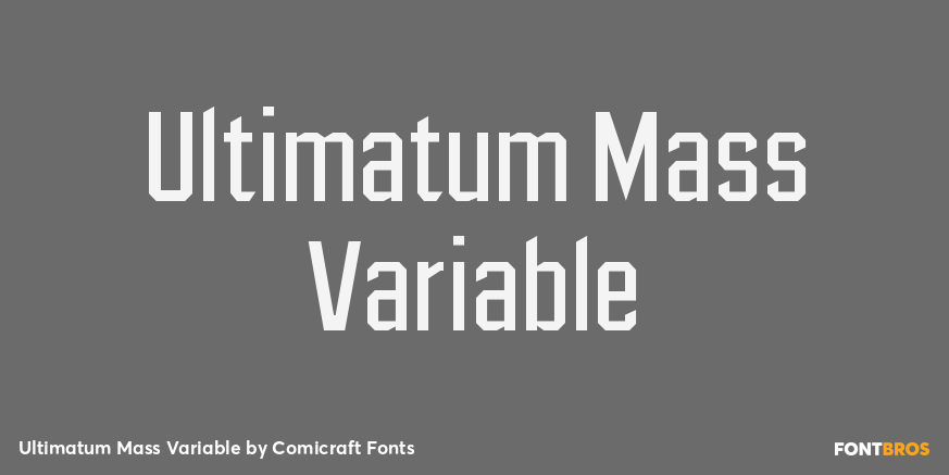Ultimatum Mass Variable Poster