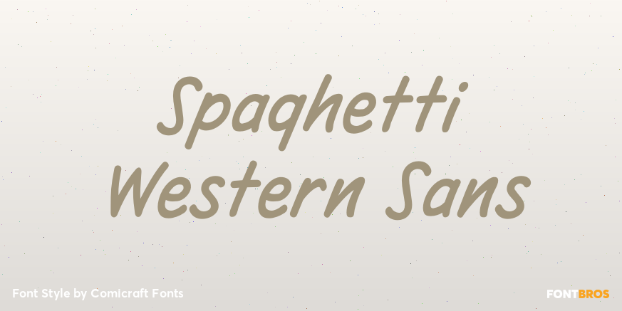 Spaghetti Western Sans Poster