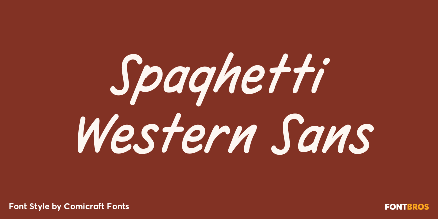Spaghetti Western Sans Poster