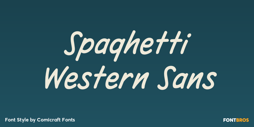 Spaghetti Western Sans Poster