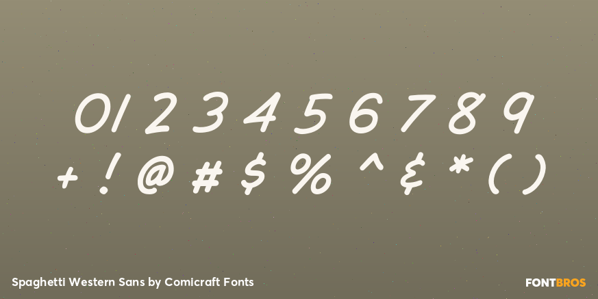 Spaghetti Western Sans Font Poster #1