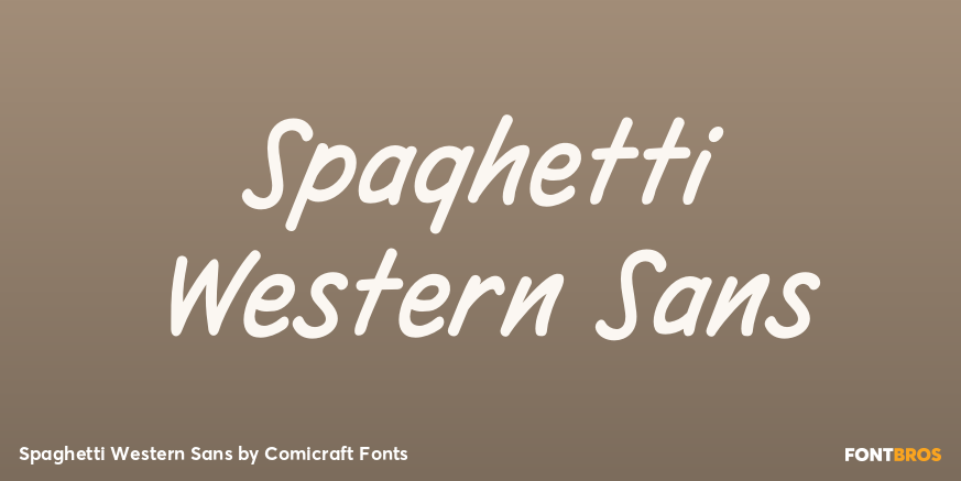 Spaghetti Western Sans Poster