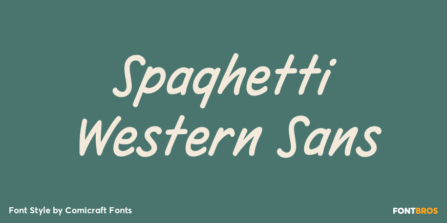 Spaghetti Western Sans Poster