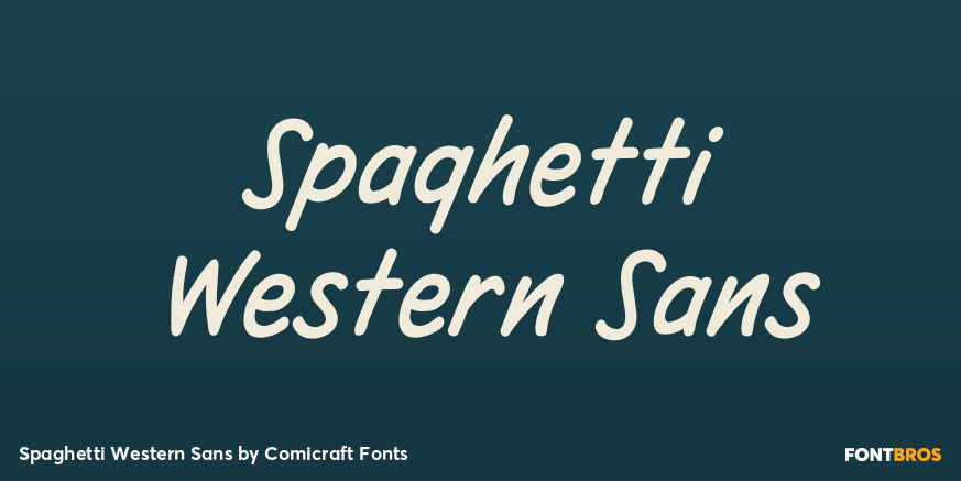 Spaghetti Western Sans Poster