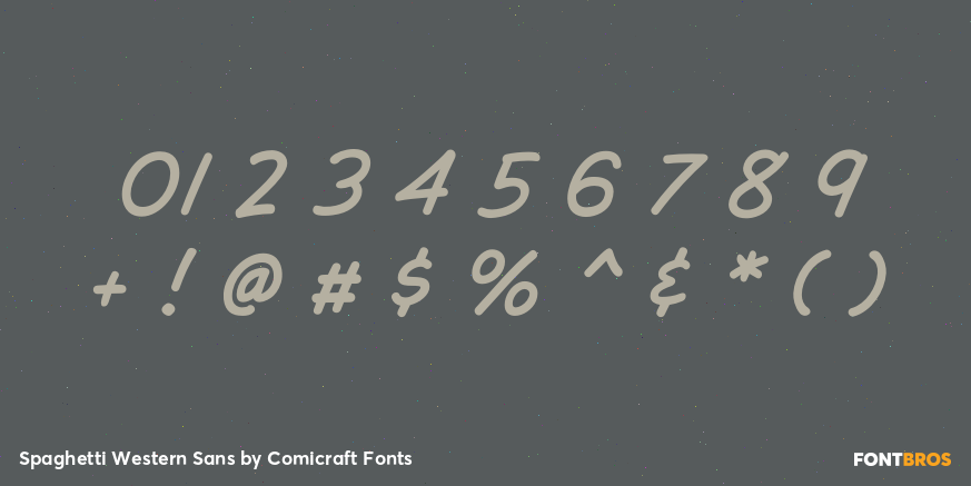 Spaghetti Western Sans Font Poster #4