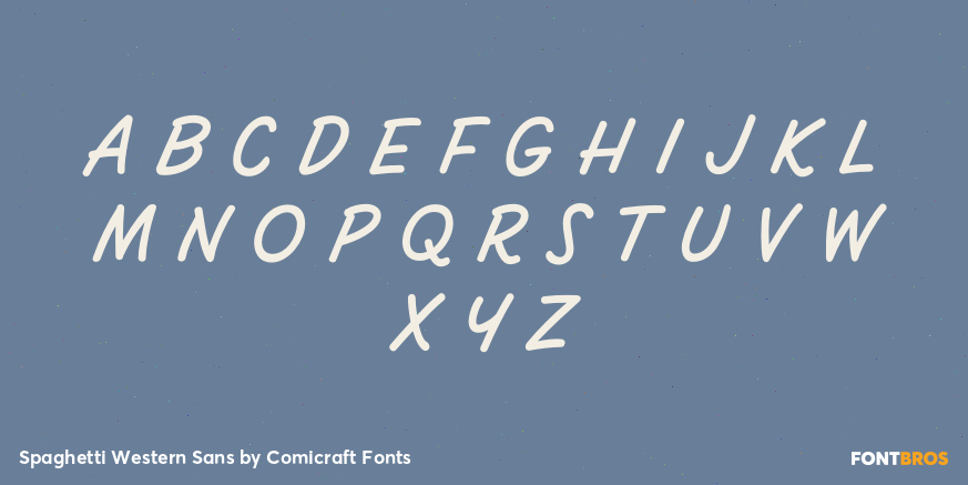 Spaghetti Western Sans Font Poster #1