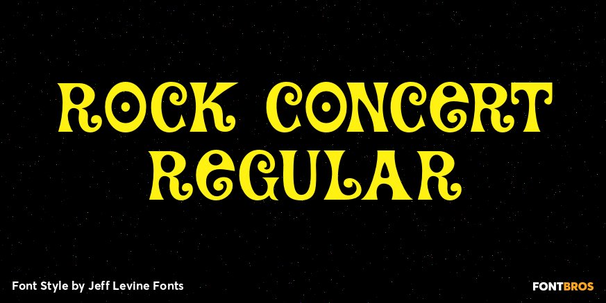 Rock Concert Regular Poster