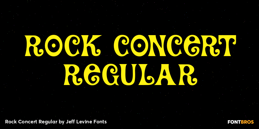 Rock Concert Regular Poster