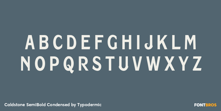 Caldstone SemiBold Condensed Font Poster #2
