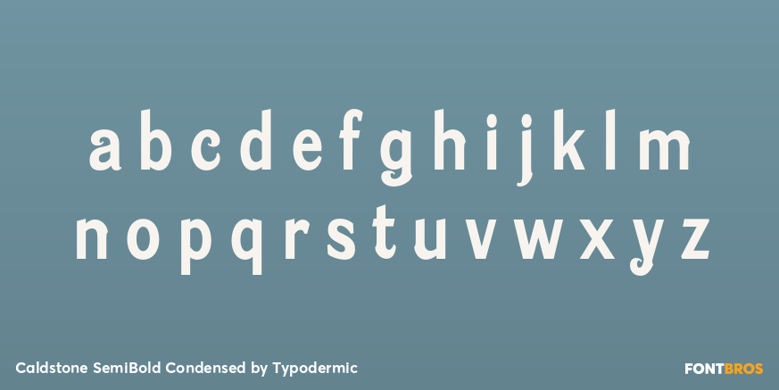 Caldstone SemiBold Condensed Font Poster #3