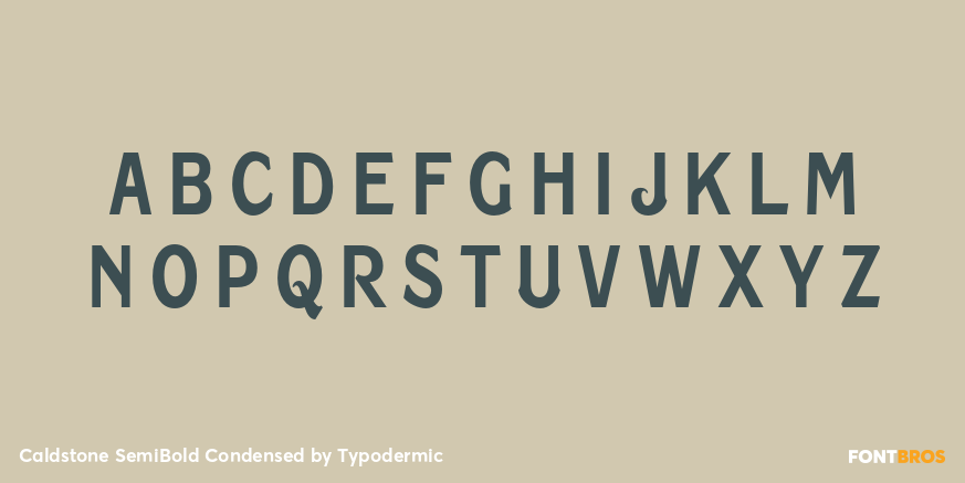 Caldstone SemiBold Condensed Font Poster #1
