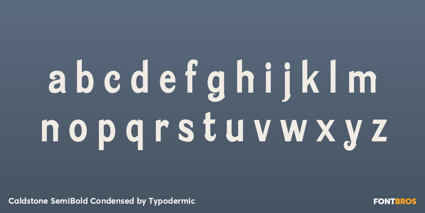 Caldstone SemiBold Condensed Font Poster #1