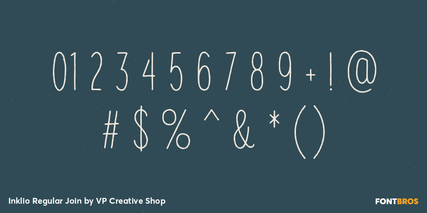 Inklio Regular Join Font Poster #4