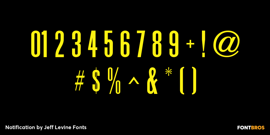 Notification Font Poster #4