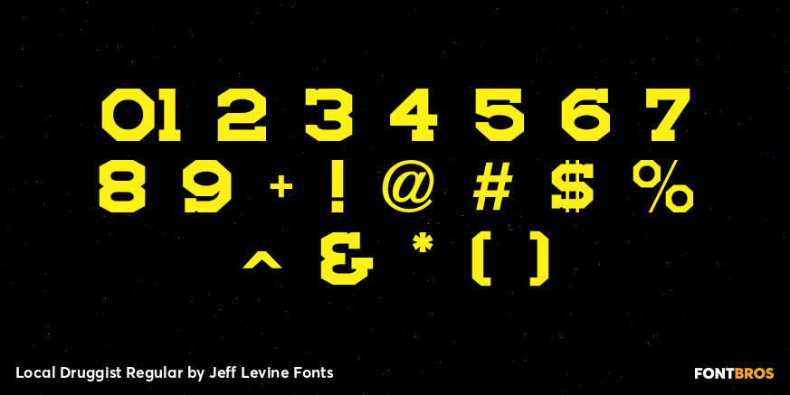 Local Druggist Regular Font Poster #4