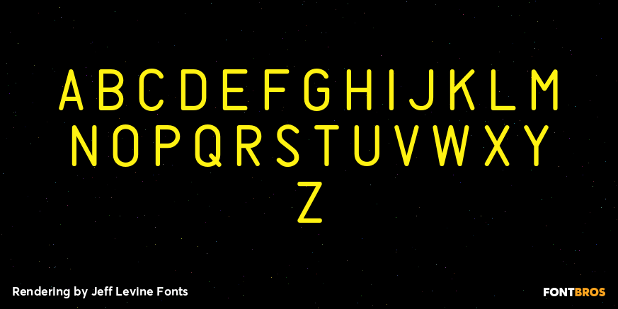 Rendering Font Poster #3