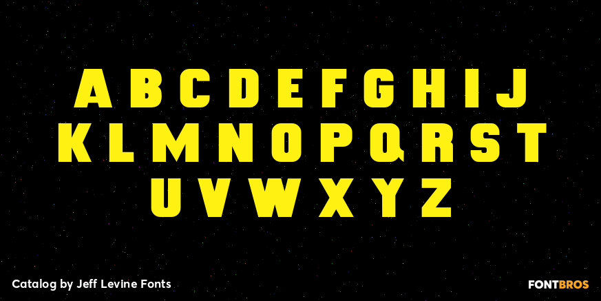 Catalog Font Poster #2