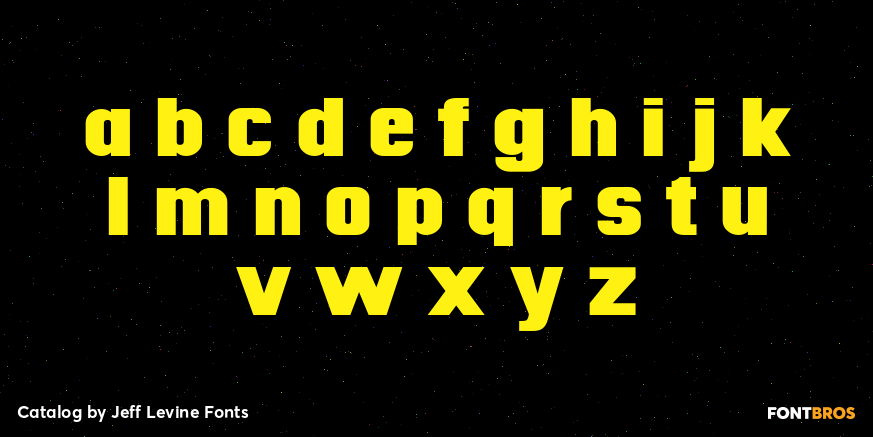 Catalog Font Poster #3