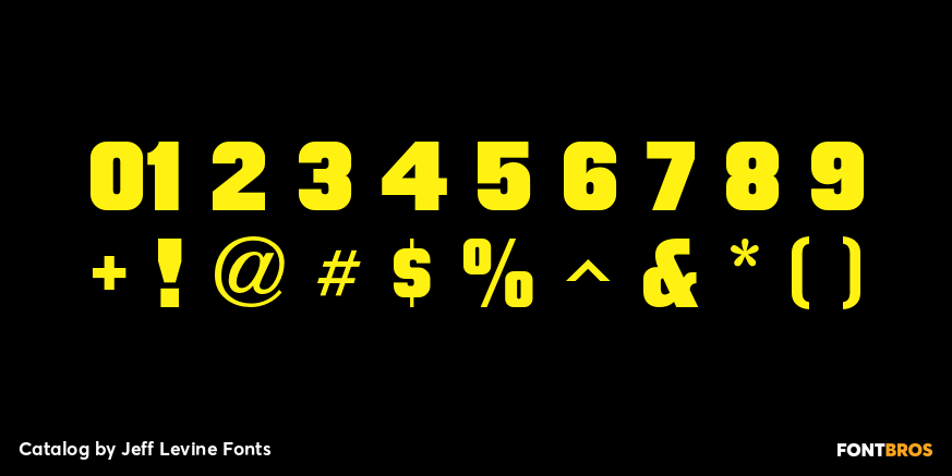 Catalog Font Poster #4