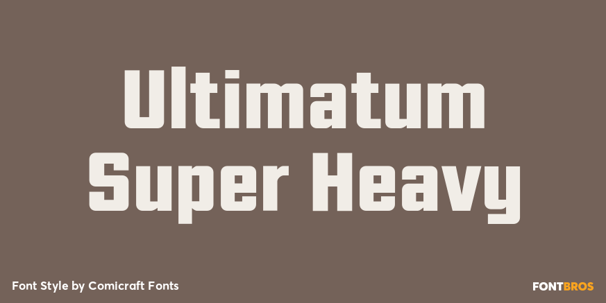Ultimatum Super Heavy Poster